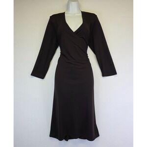Vintage Prize Dress‎ Womens L Y2K Ruched Date Night Cocktail Minimalist Capsule
